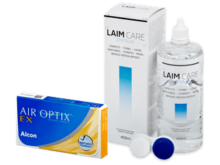 Air Optix EX (3 db lencse) + 400 ml Laim-Care ápolószer