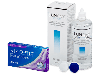 Air Optix plus HydraGlyde Multifocal (3 db lencse) + 400 ml Laim-Care ápolószer