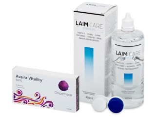 Avaira Vitality Toric (3 db lencse) + 400 ml Laim-Care ápolószer
