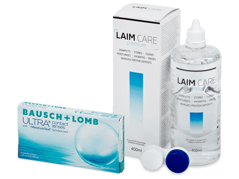 Bausch + Lomb ULTRA (6 db lencse) + Laim Care kontaktlencse folyadék 400 ml - Kedvezményes csomag