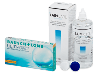 Bausch + Lomb ULTRA for Astigmatism (6 db lencse) + Laim Care kontaktlencse folyadék 400 ml - Kedvezményes csomag