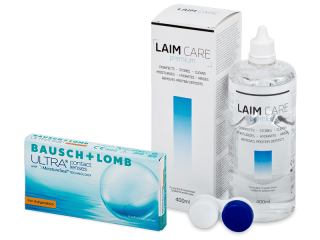 Bausch + Lomb ULTRA for Astigmatism (6 db lencse) + 400 ml Laim-Care ápolószer
