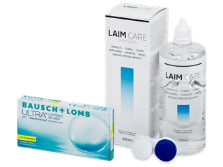 Bausch + Lomb ULTRA for Presbyopia (6 db lencse) + 400 ml Laim-Care ápolószer