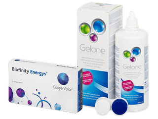Biofinity Energys (3 db lencse) + Gelone kontaktlencse folyadék 360 ml