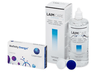 Biofinity Energys (3 db lencse) + 400 ml Laim-Care ápolószer