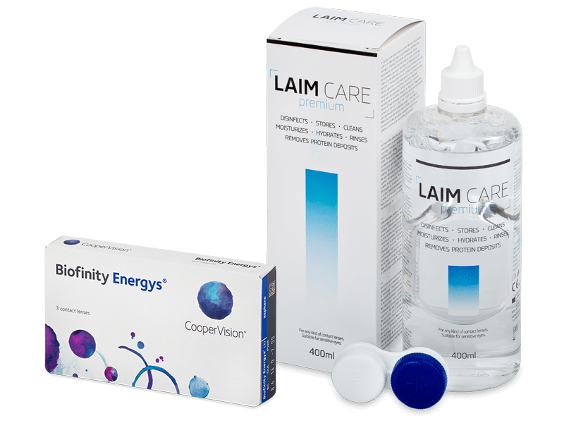Biofinity Energys (3 db lencse) + 400 ml Laim-Care ápolószer - Kedvezményes csomag