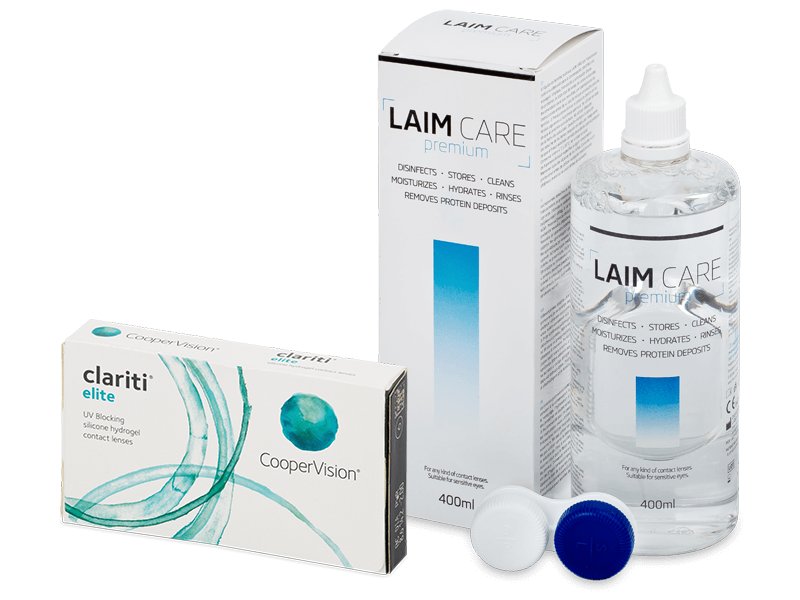 Clariti Elite (6 db lencse) + 400 ml Laim-Care ápolószer - Kedvezményes csomag