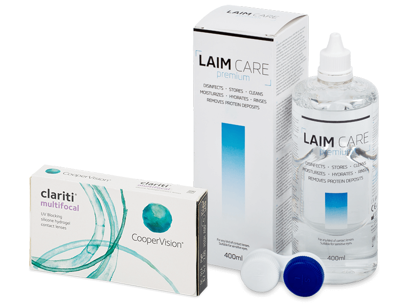 Clariti Multifocal (6 db lencse) + 400 ml Laim-Care ápolószer - Kedvezményes csomag