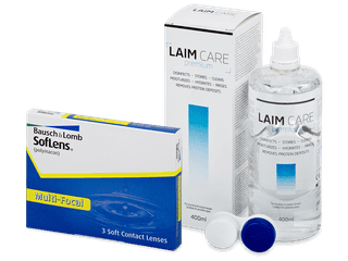 SofLens Multi-Focal (3 db lencse) + 400 ml Laim-Care ápolószer - Kedvezményes csomag