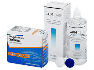 SofLens Toric (6 db lencse) + 400 ml Laim-Care ápolószer