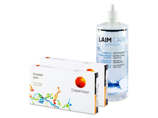 Proclear Toric XR (2x3 db lencse) + 400 ml Laim-Care ápolószer