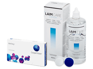 Biofinity (3 db lencse) + 400 ml Laim-Care ápolószer