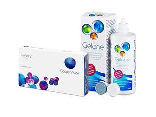 Biofinity (3 db lencse) + 360 ml Gelone ápolószer