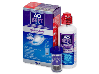AO SEPT PLUS HydraGlyde kontaktlencse folyadék 90 ml