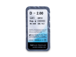 TopVue Premium (6 db lencse) - Buborékcsomagolás előnézete