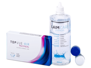 TopVue Air Multifocal (3 db lencse) + 400 ml Laim-Care ápolószer