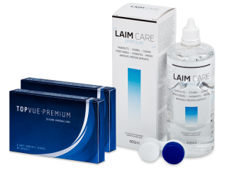 TopVue Premium (12 db lencse) + 400 ml Laim-Care ápolószer