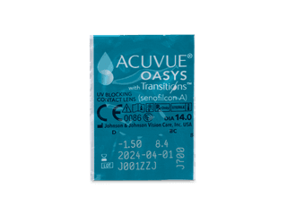 Acuvue Oasys with Transitions (6 db lencse) - Buborékcsomagolás előnézete