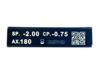 TopVue Premium for Astigmatism (3 db lencse) - Paraméterek előnézete