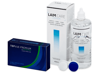 TopVue Premium for Astigmatism (6 db lencse) + Laim-Care ápolószer 400 ml