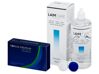 TopVue Premium for Astigmatism (6 db lencse) + Laim-Care ápolószer 400 ml