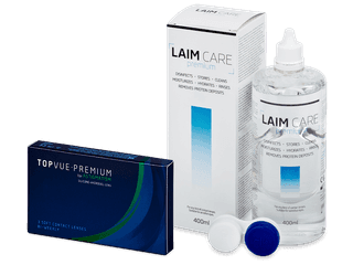 TopVue Premium for Astigmatism (3 db lencse) + Laim-Care ápolószer 400 ml