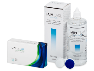TopVue Air for Astigmatism (6 db lencse) + 400 ml Laim-Care ápolószer