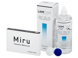Miru (6 db lencse) + Laim-Care kontaktlencse folyadék 400 ml