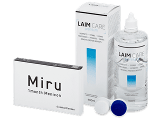 Miru 1month Menicon (6 db lencse) + Laim-Care kontaktlencse folyadék 400 ml