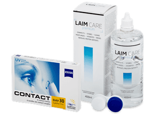 Carl Zeiss Contact Day 30 Spheric (6 db lencse) + 400 ml Laim-Care ápolószer