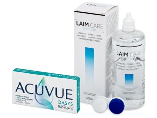 Acuvue Oasys with Transitions (6 db lencse) + Laim-Care 400 ml-es ápolószer
