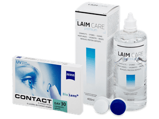 Carl Zeiss Contact Day 30 Compatic (6 db lencse) + 400 ml Laim-Care ápolószer