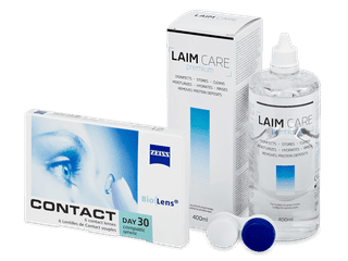 Carl Zeiss Contact Day 30 Compatic (6 db lencse) + 400 ml Laim-Care ápolószer
