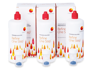 Refine One Step kontaktlencse folyadék 3x 360 ml