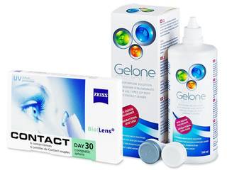 Carl Zeiss Contact Day 30 Compatic (6 db lencse) + 360 ml Gelone ápolószer