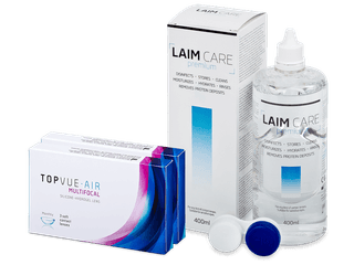 TopVue Air Multifocal (6 db lencse) + Laim-Care ápolószer 400 ml