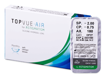 TopVue Air for Astigmatism (1 db lencse)