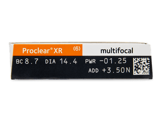 Proclear Multifocal XR (6 db lencse) - Paraméterek előnézete