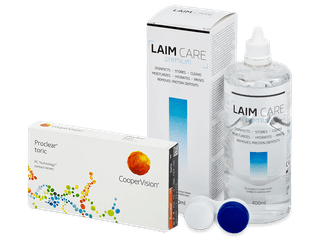 Proclear Toric XR (6 db lencse) + 400 ml Laim-Care ápolószer