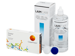 Proclear Toric XR (6 db lencse) + 400 ml Laim-Care ápolószer