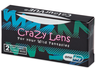 ColourVUE Crazy Lens - Blood Shot - dioptria nélkül napi lencsék (2 db lencse)