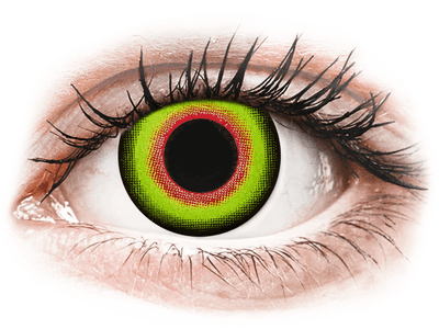 ColourVUE Crazy Lens - Mad Hatter - dioptria nélkül napi lencsék (2 db lencse)