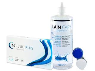TopVue Monthly Plus (6 db lencse) + Laim Care kontaktlencse folyadék 400 ml - Korábbi csomagolás