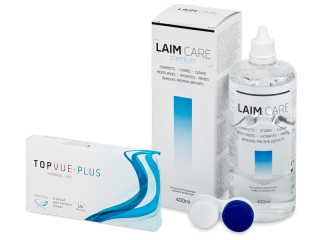 TopVue Monthly Plus (6 db lencse) + LAIM-CARE ápolószer 400 ml - Kedvezményes csomag