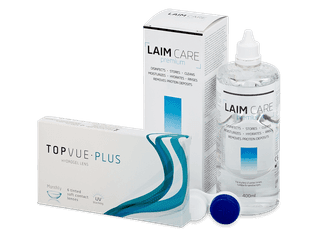 TopVue Monthly Plus (6 db lencse) + LAIM-CARE ápolószer 400 ml
