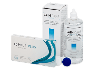 TopVue Monthly Plus (6 db lencse) + LAIM-CARE ápolószer 400 ml - Kedvezményes csomag