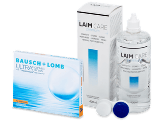 Bausch + Lomb ULTRA for Astigmatism (3 lencse) + 400 ml Laim-Care ápolószer