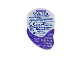 Dailies AquaComfort Plus Multifocal (90 db lencse) - Buborékcsomagolás előnézete