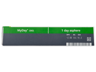 MyDay daily disposable (90 db lencse) - Paraméterek előnézete