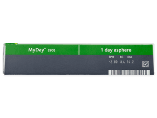 MyDay daily disposable (90 db lencse) - Paraméterek előnézete